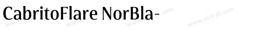 CabritoFlare NorBla字体转换